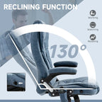 Chaise de bureau de massage vibrant à dossier haut avec 6 points de massage