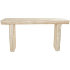 Console en bois avec pieds carrés – Beige, 16Lx63Px32H