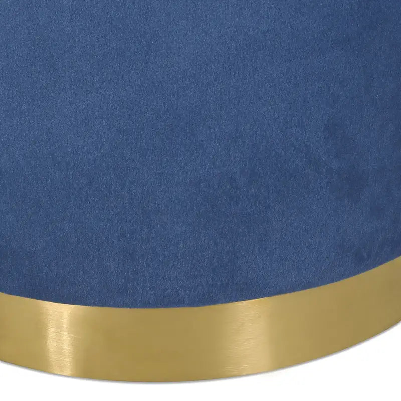 Fauteuil club pivotant en velours à dossier ouvert, style glamour moderne - 66,7 cm L x 61,6 cm l x 72,4 cm H