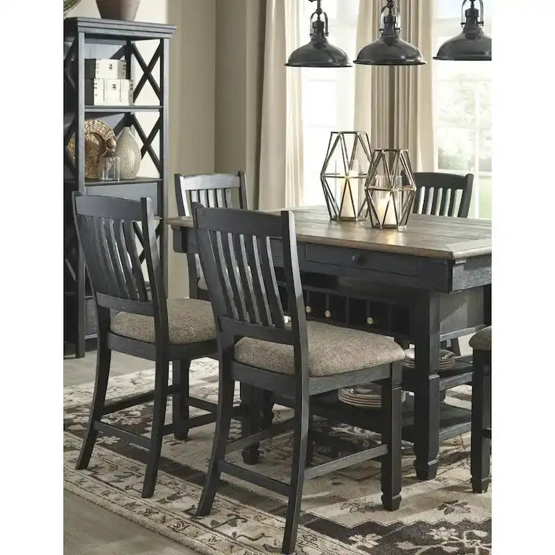 Tabourets de bar hauteur comptoir, lot de 2