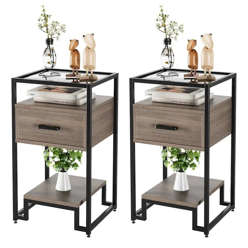 Tête de lit capitonnée ailée en tissu