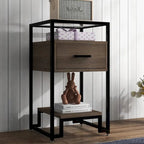 Tête de lit capitonnée ailée en tissu