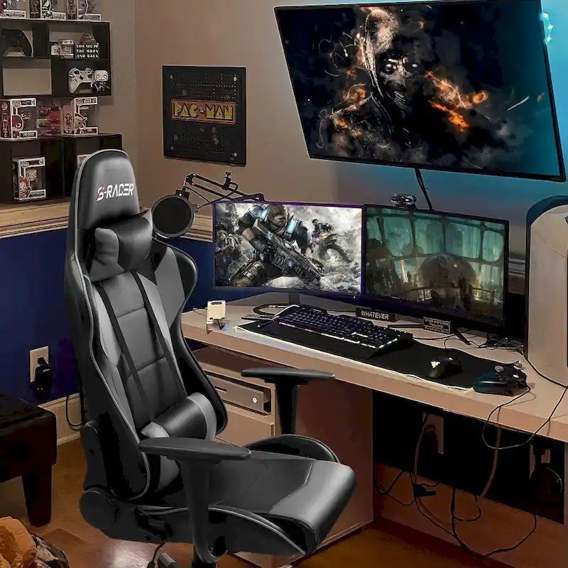 Chaise de jeu avec support lombaire et hauteur réglable