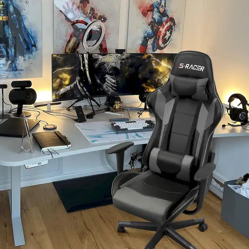 Chaise de jeu avec support lombaire et hauteur réglable