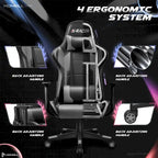 Chaise de jeu avec support lombaire et hauteur réglable