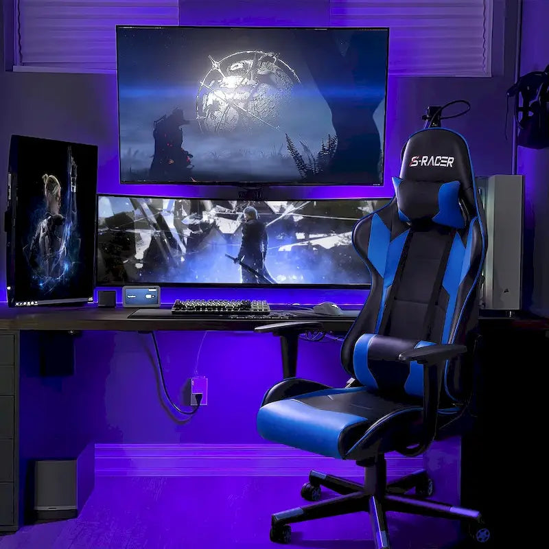 Chaise de jeu avec support lombaire et hauteur réglable