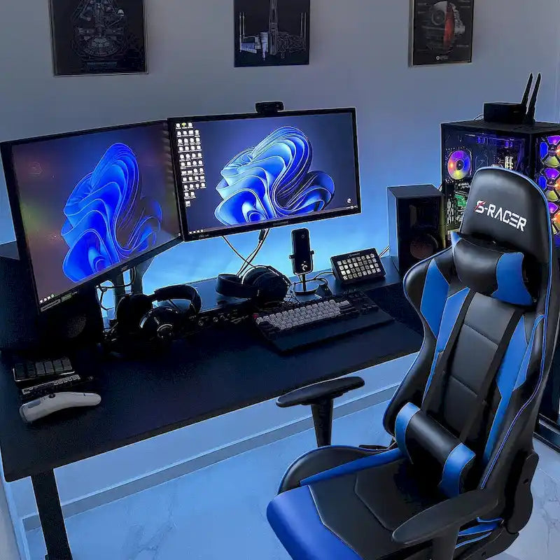 Chaise de jeu avec support lombaire et hauteur réglable