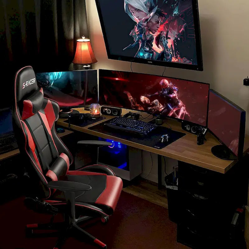 Chaise de jeu avec support lombaire et hauteur réglable