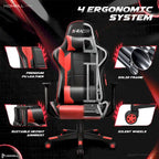 Chaise de jeu avec support lombaire et hauteur réglable