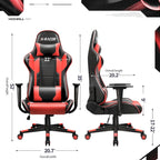 Chaise de jeu avec support lombaire et hauteur réglable