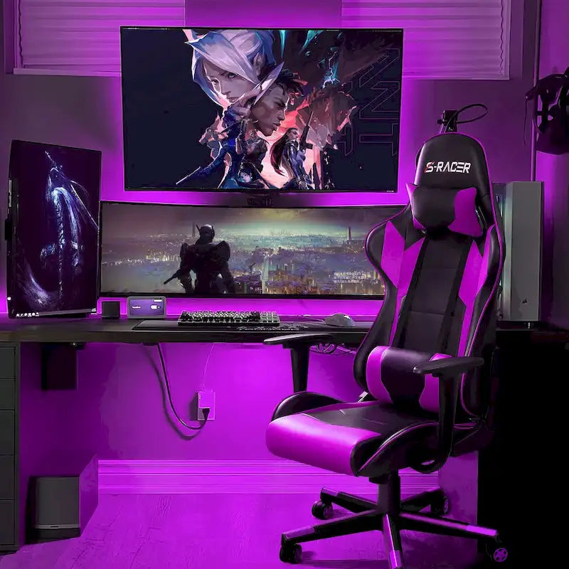 Chaise de jeu avec support lombaire et hauteur réglable