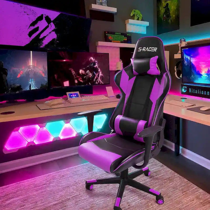 Chaise de jeu avec support lombaire et hauteur réglable