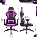 Chaise de jeu avec support lombaire et hauteur réglable