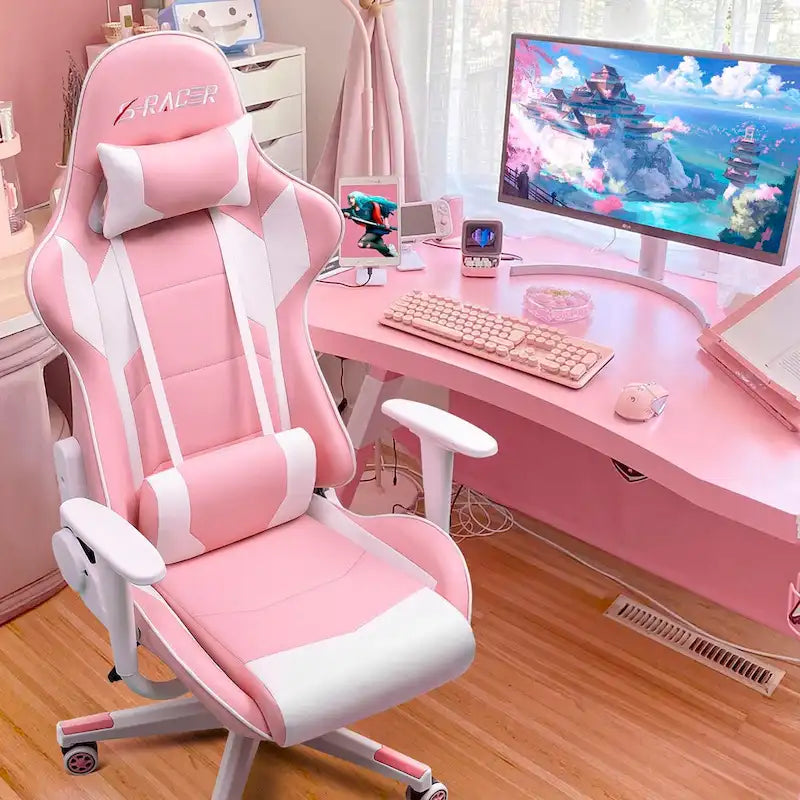 Chaise de jeu avec support lombaire et hauteur réglable