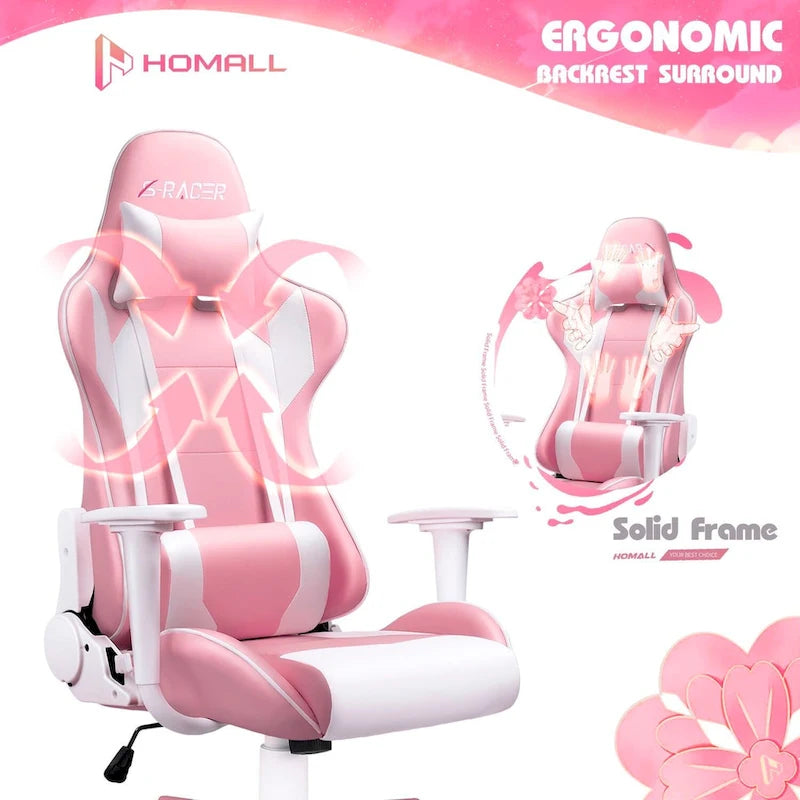 Chaise de jeu avec support lombaire et hauteur réglable