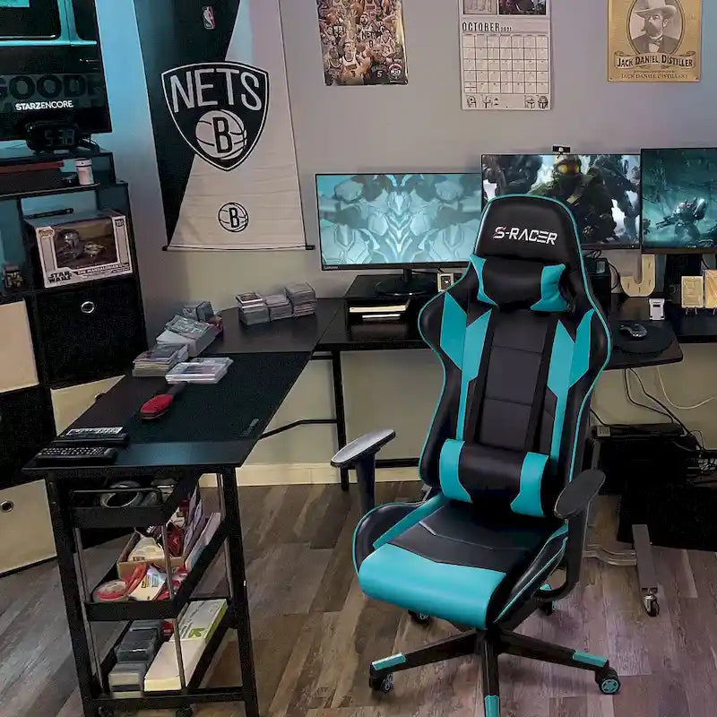 Chaise de jeu avec support lombaire et hauteur réglable