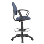 Tabouret de dessinateur réglable avec accoudoirs boucles et roulettes
