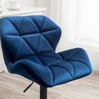 Chaise de bureau pivotante réglable capitonnée diamant