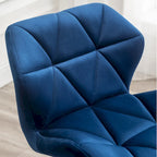 Chaise de bureau pivotante réglable capitonnée diamant