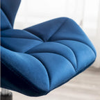 Chaise de bureau pivotante réglable capitonnée diamant