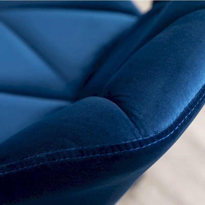 Chaise de bureau pivotante réglable capitonnée diamant