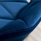 Chaise de bureau pivotante réglable capitonnée diamant