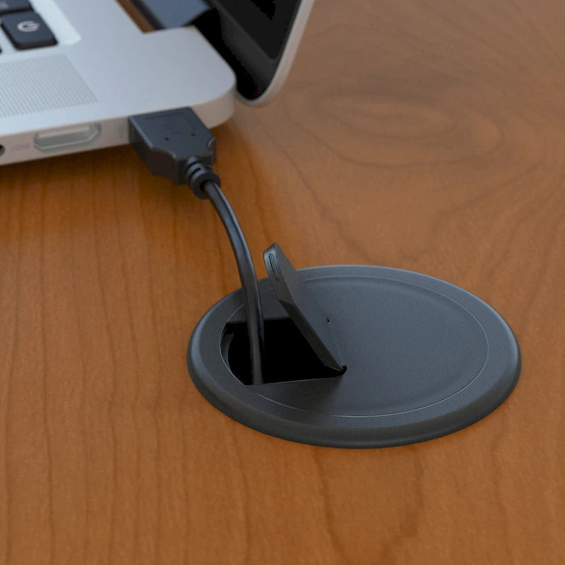 Bureau de 72 po L x 30 po P avec huche et classeur mobile