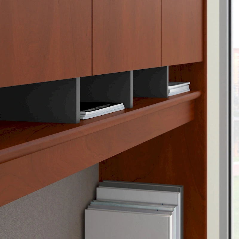 Bureau de 72 po L x 30 po P avec huche et classeur mobile
