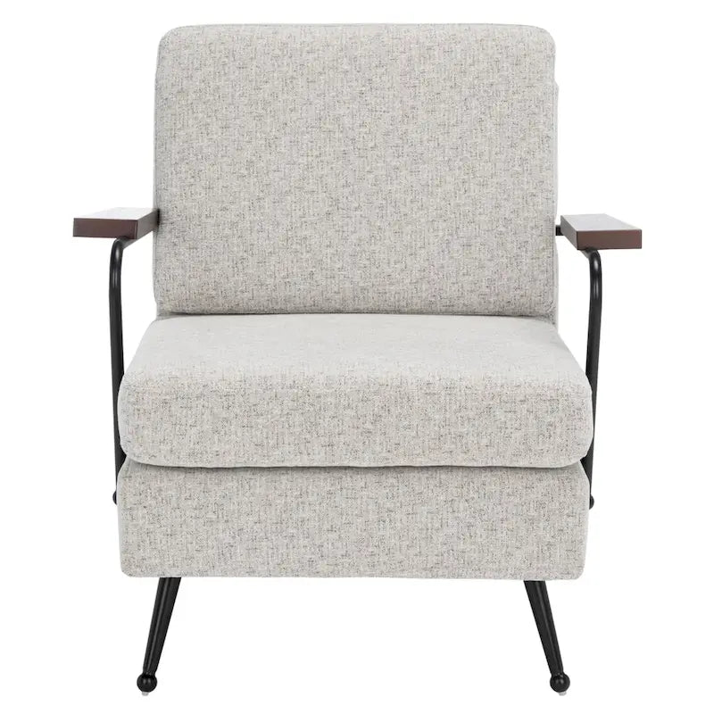 Fauteuil d'appoint avec structure en métal - 66 cm (l) x 74 cm (P) x 81 cm (H)