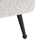 Fauteuil d'appoint avec structure en métal - 66 cm (l) x 74 cm (P) x 81 cm (H)