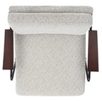 Fauteuil d'appoint avec structure en métal - 66 cm (l) x 74 cm (P) x 81 cm (H)