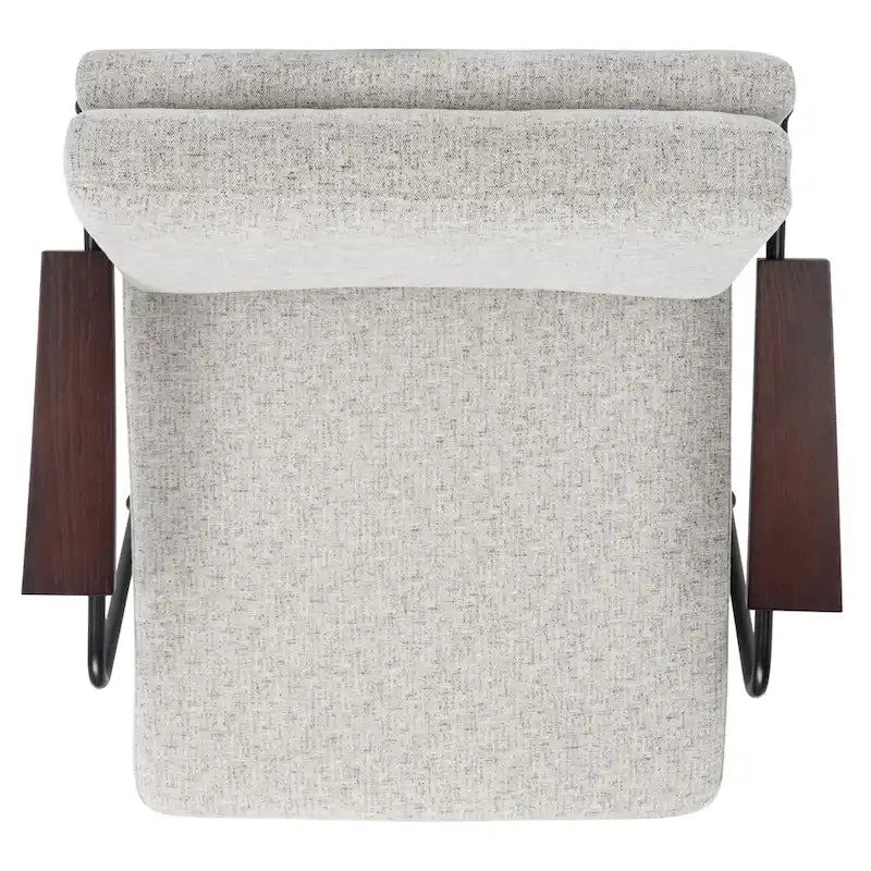Fauteuil d'appoint avec structure en métal - 66 cm (l) x 74 cm (P) x 81 cm (H)