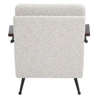 Fauteuil d'appoint avec structure en métal - 66 cm (l) x 74 cm (P) x 81 cm (H)