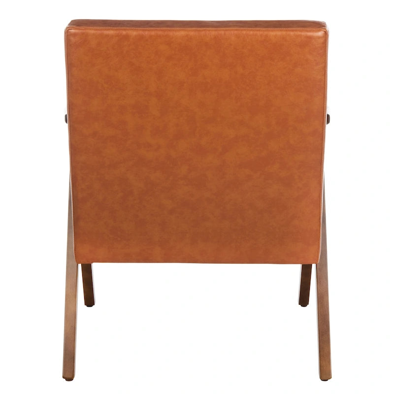 Fauteuil rembourré avec base en A