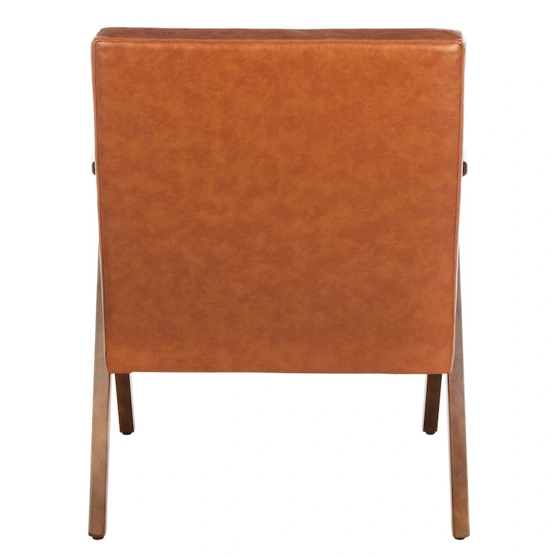 Fauteuil rembourré avec base en A
