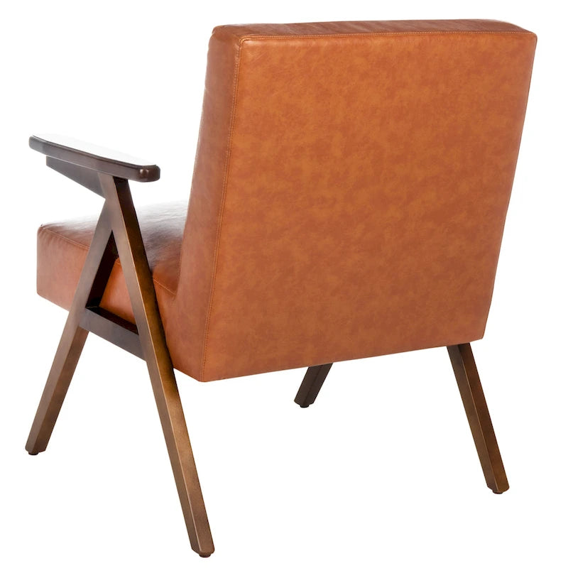 Fauteuil rembourré avec base en A