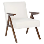 Fauteuil rembourré avec base en A