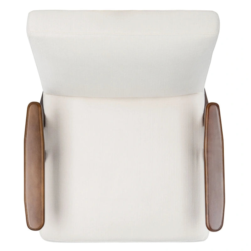 Fauteuil rembourré avec base en A