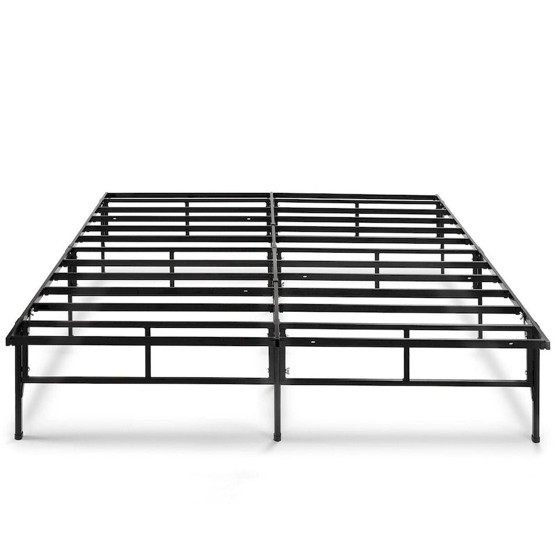 Cadre de lit King Size en acier avec rangement sous le lit