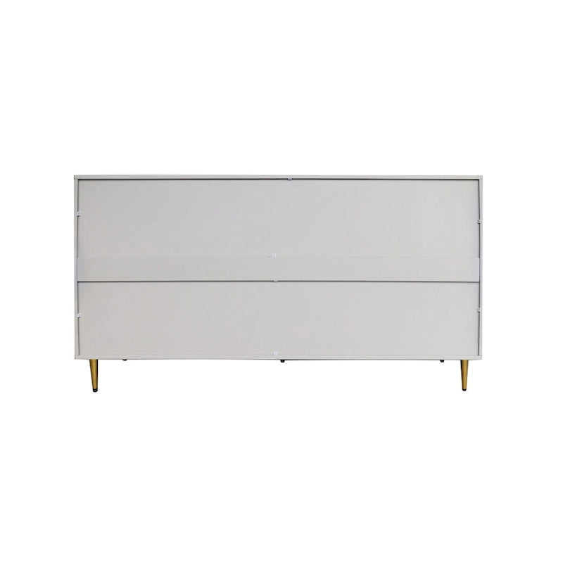 Armoire de rangement en bois à 4 portes avec étagères réglables
