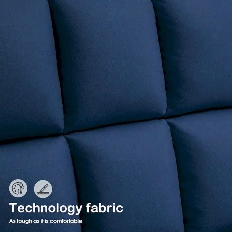 Fauteuil d'appoint pivotant à 360°, fauteuil de salon sans accoudoirs rembourré en tissu Leathaire, structure en acier