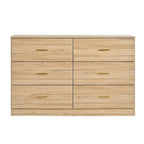 Commode à 6 tiroirs pour chambre à coucher – Grande commode de rangement spacieuse