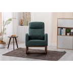 Fauteuil à bascule rembourré à dossier haut