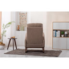 Fauteuil à bascule rembourré à dossier haut