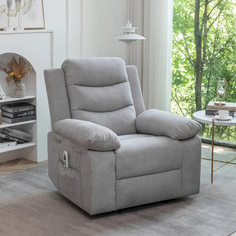 Fauteuil inclinable électrique avec fonction chauffante et massante