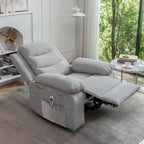 Fauteuil inclinable électrique avec fonction chauffante et massante