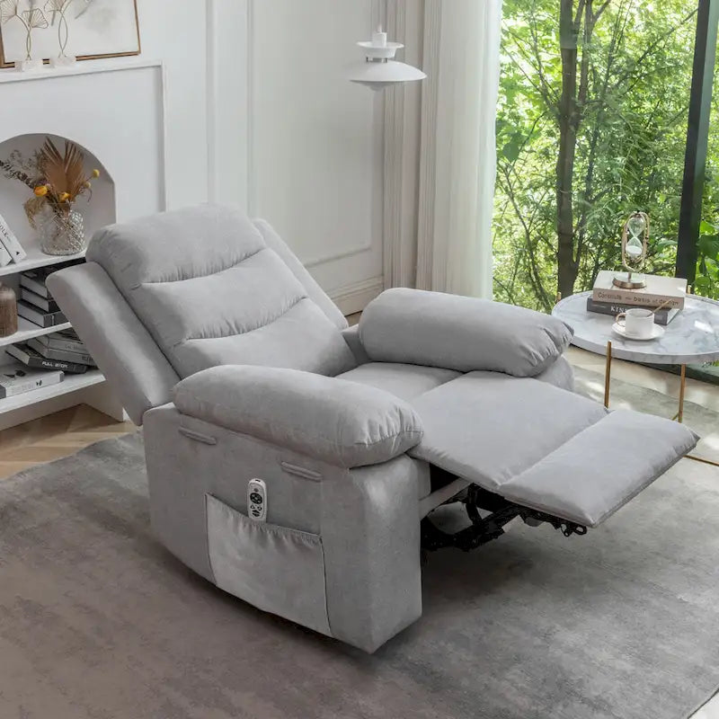 Fauteuil inclinable électrique avec fonction chauffante et massante