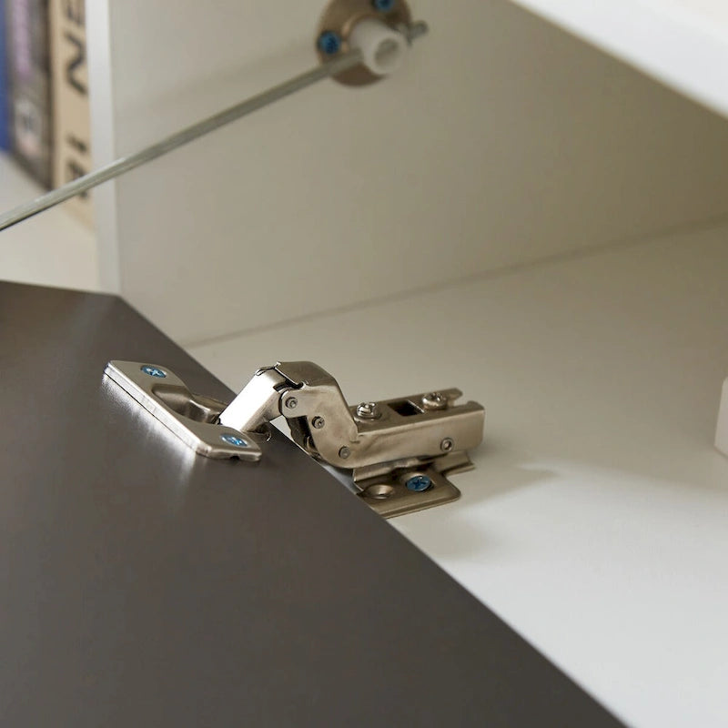 Meuble TV avec lumières LED et télécommande, compatible avec les téléviseurs jusqu'à 65 pouces