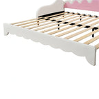 Lit de repos extensible du jumeau au grand lit avec lumières LED et tête de lit couronnée