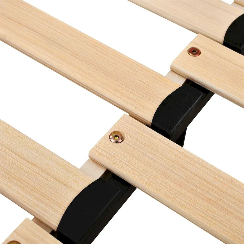 Lit de repos extensible du jumeau au grand lit avec lumières LED et tête de lit couronnée